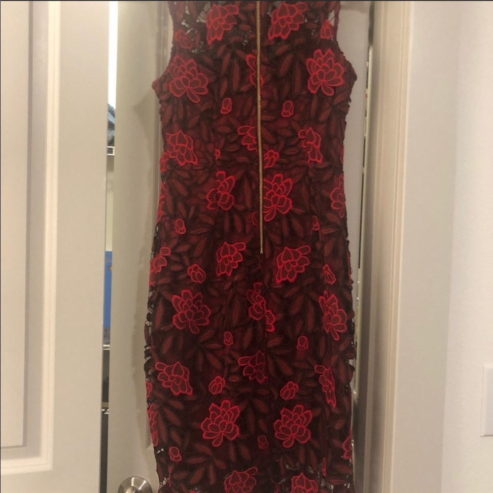 Calvin Klein Embroidered Dress Sz 4 - Picture 7 of 8